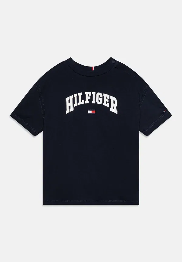 Футболка с принтом Varsity tee unisex, Tommy Hilfiger, Dark Night темно-синий — фото 3