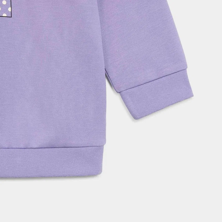 Комплект из двух предметов с длинным рукавом Disney Minnie Mouse, adidas, Фиолетовый — фото 4