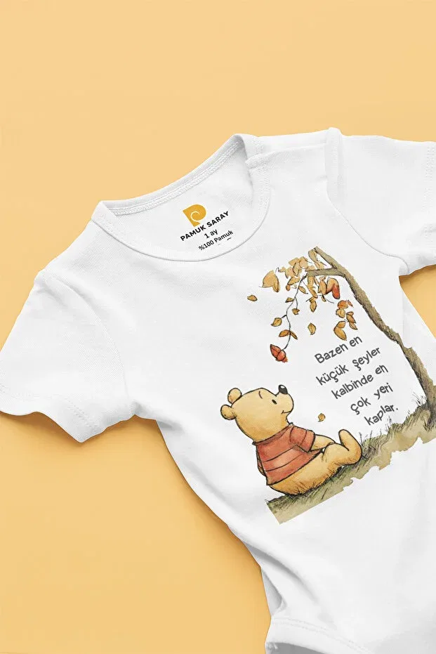Детское боди с коротким рукавом с принтом Liljoy, Cute Teddy Bear