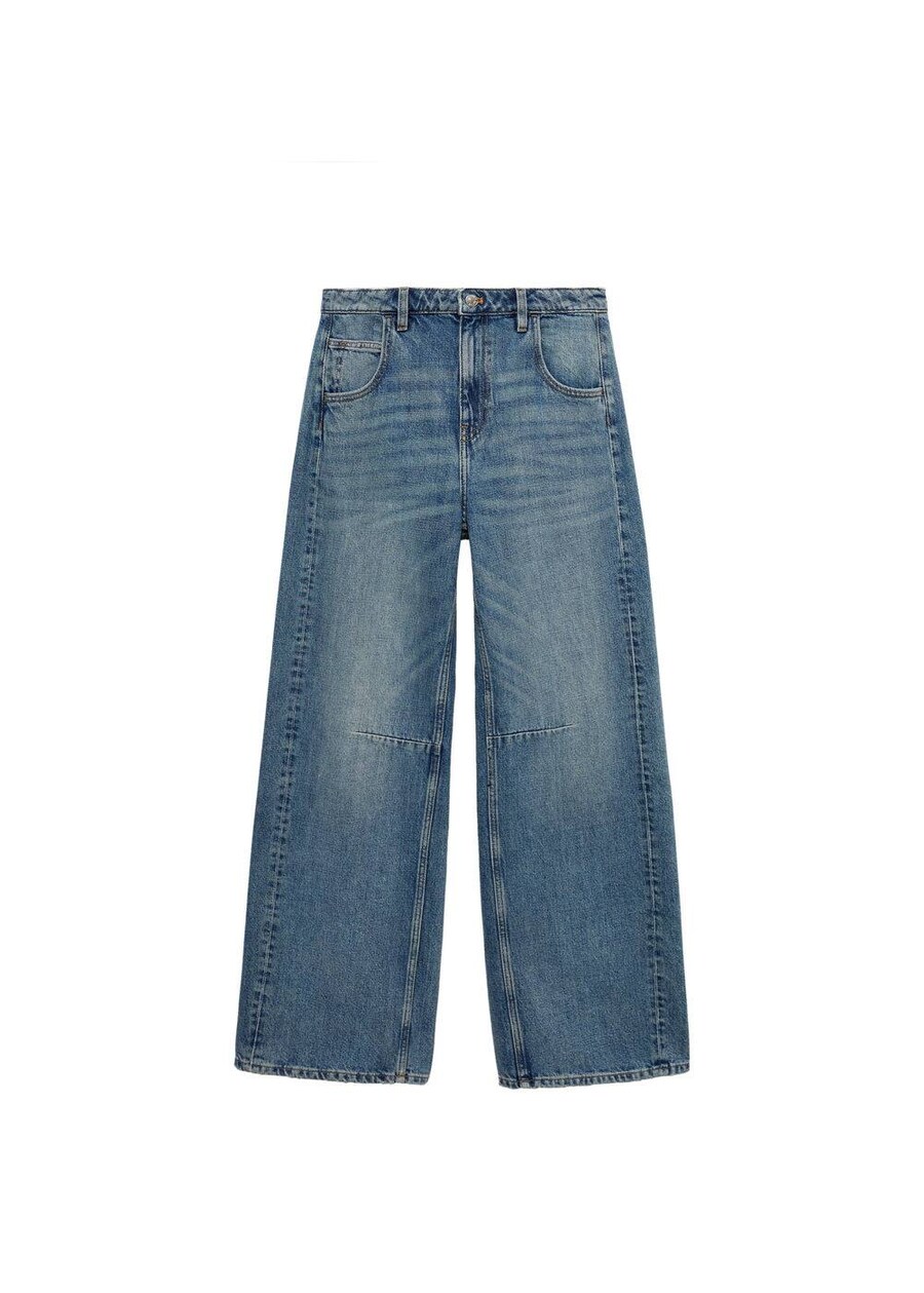 

Джинсы MANGO Wide leg Jeans Astrid, синий деним