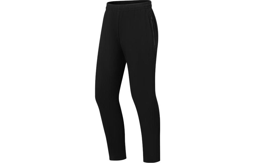 

LINING Фитнес серия вязаные спортивные штаны мужские черные