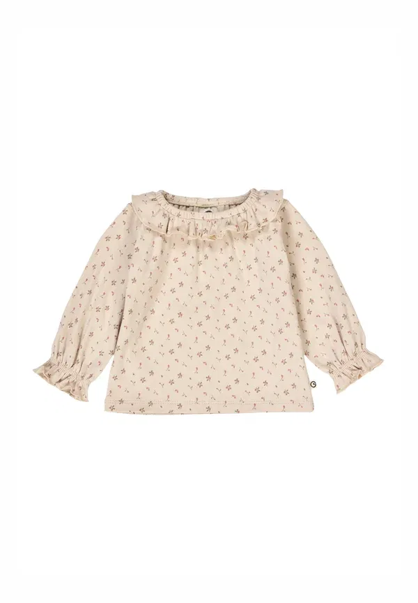 Лонгслив с цветочным принтом Long sleeved top Musli By Green Cotton oak-nostalgia rose-beige, бежевый