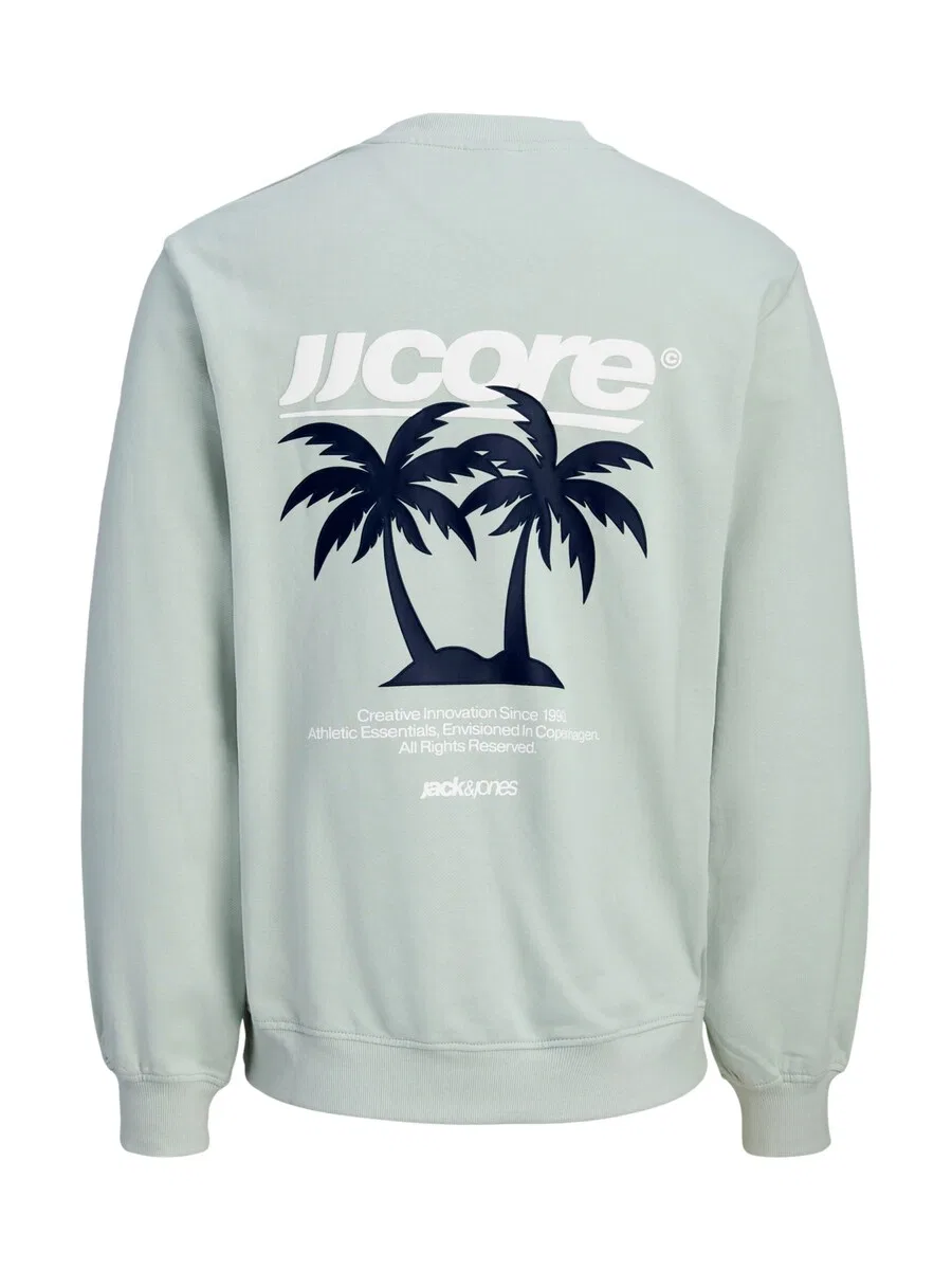 Детская толстовка 'JCO Club Summer' мятного цвета Jack & Jones Junior