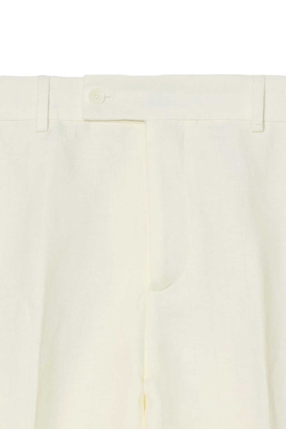 Брюки Zara Benito Antonio Collection Relaxed Fit Herringbone Linen - Wool Suit, экрю — фото 4