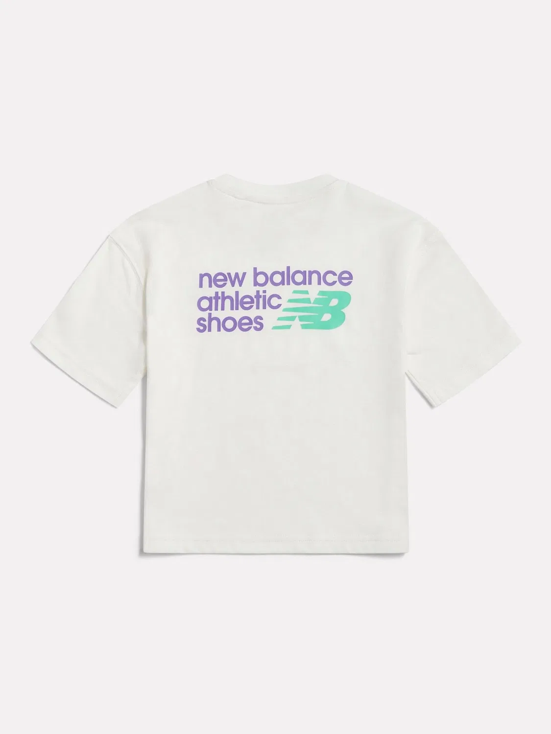 Футболка с принтом New Balance White Athletic Shoes, белый — фото 2