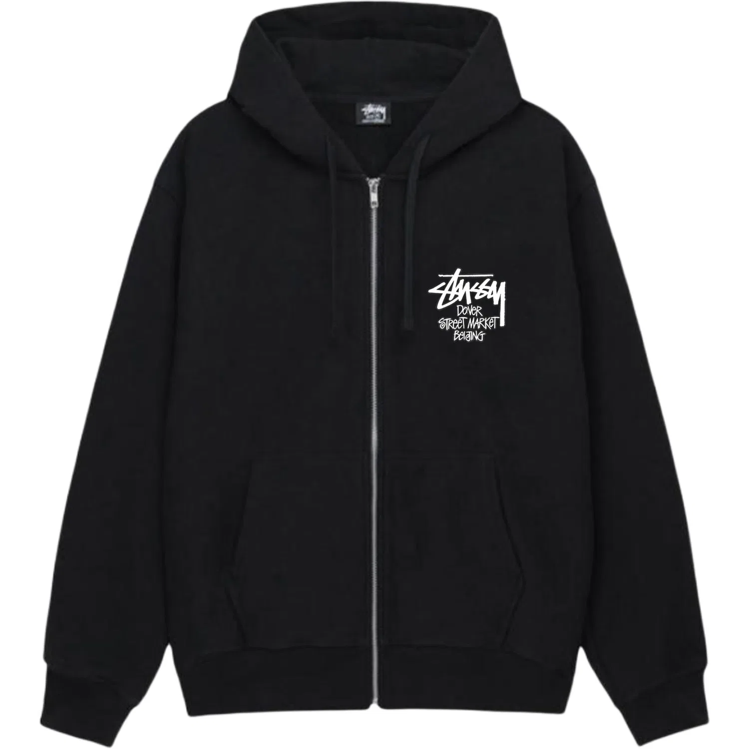 Детский свитшот с капюшоном Stussy, Gray — фото 4