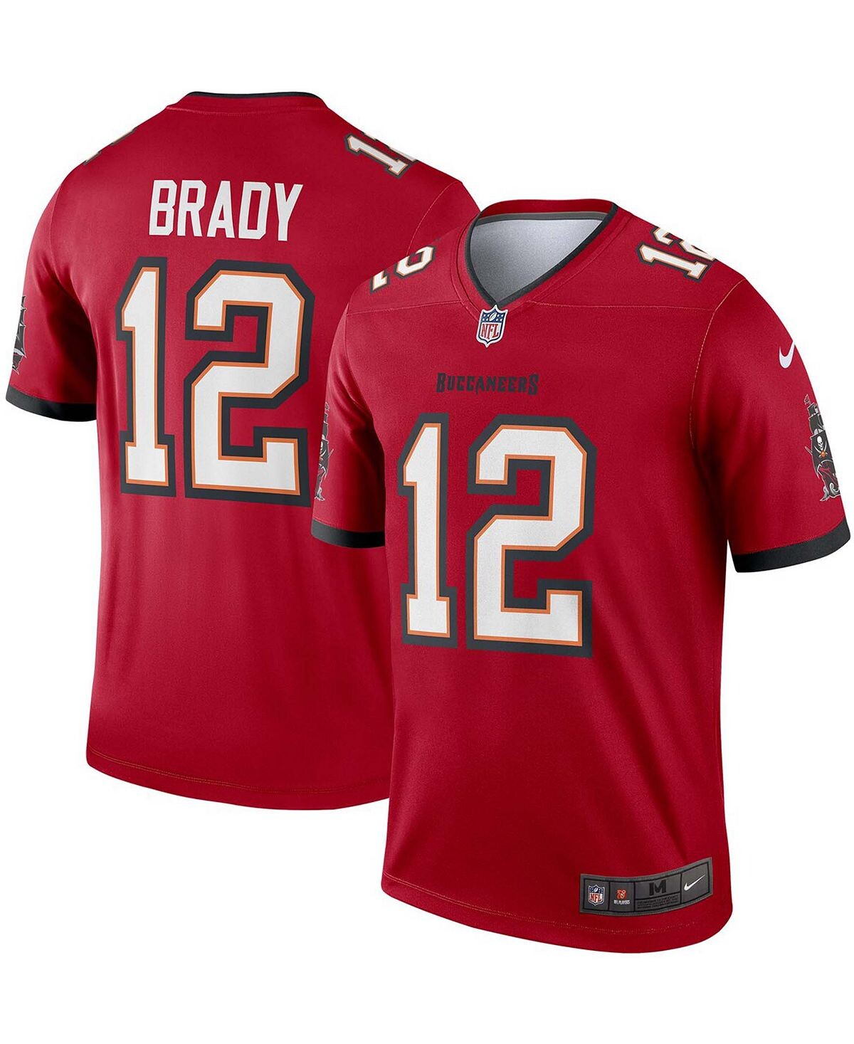 

Мужская футболка tom brady red tampa bay buccaneers legend jersey Nike, красный