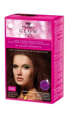 Краска для волос Glow 550 Бронза Махонь Kallos 40 мл