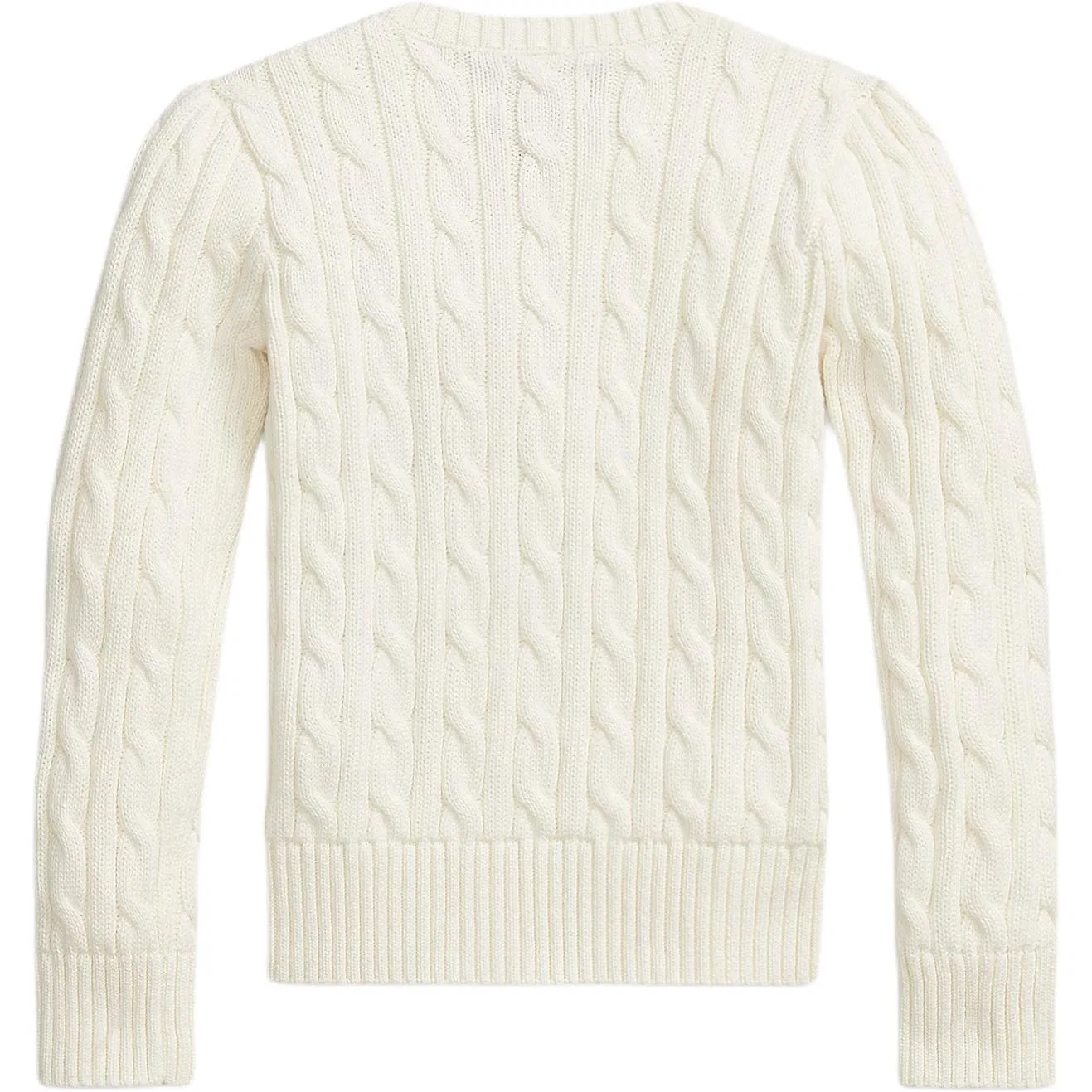 Детский свитер с принтом Polo Ralph Lauren, Warm White & Pink — фото 3
