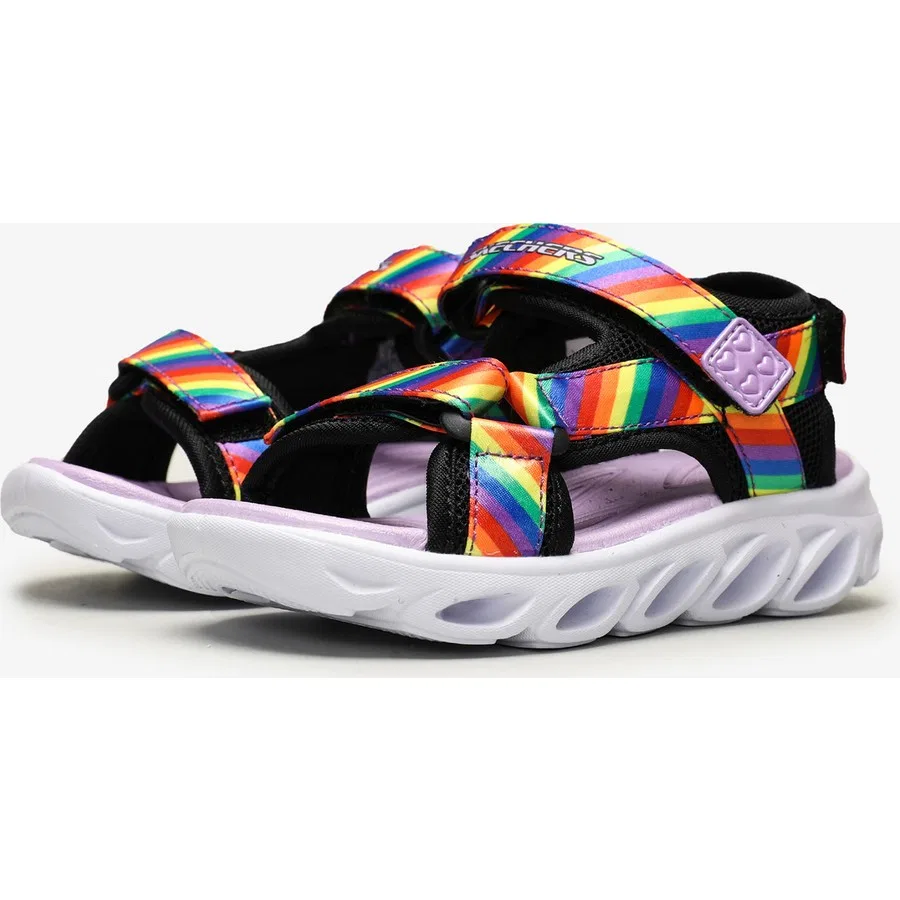 Детские сандалии с подсветкой HYPNO-SPLASH-RAINBOW LIGHTS Skechers, Черный — фото 4