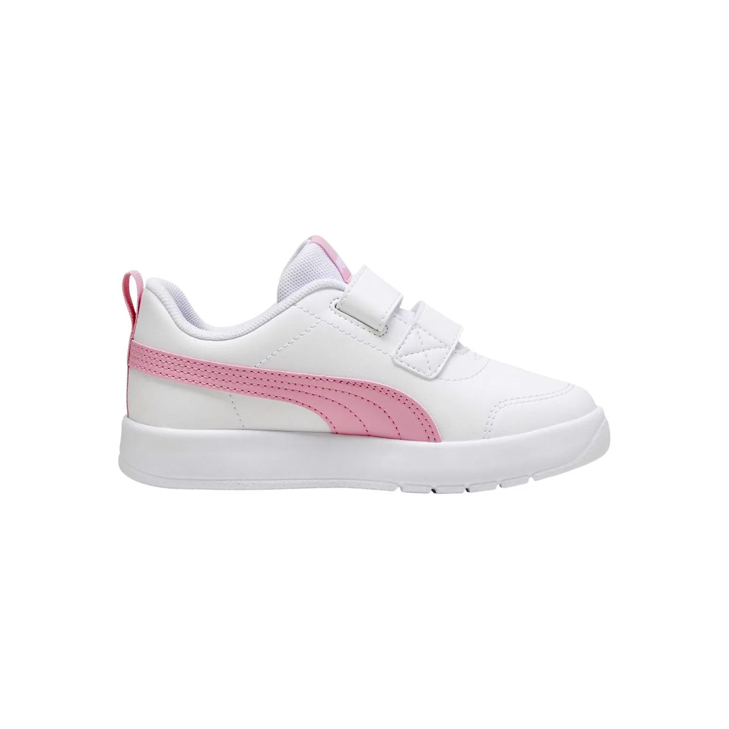 Детские кроссовки с повышенной гибкостью Courtflex V3 Puma, Weiß — фото 2