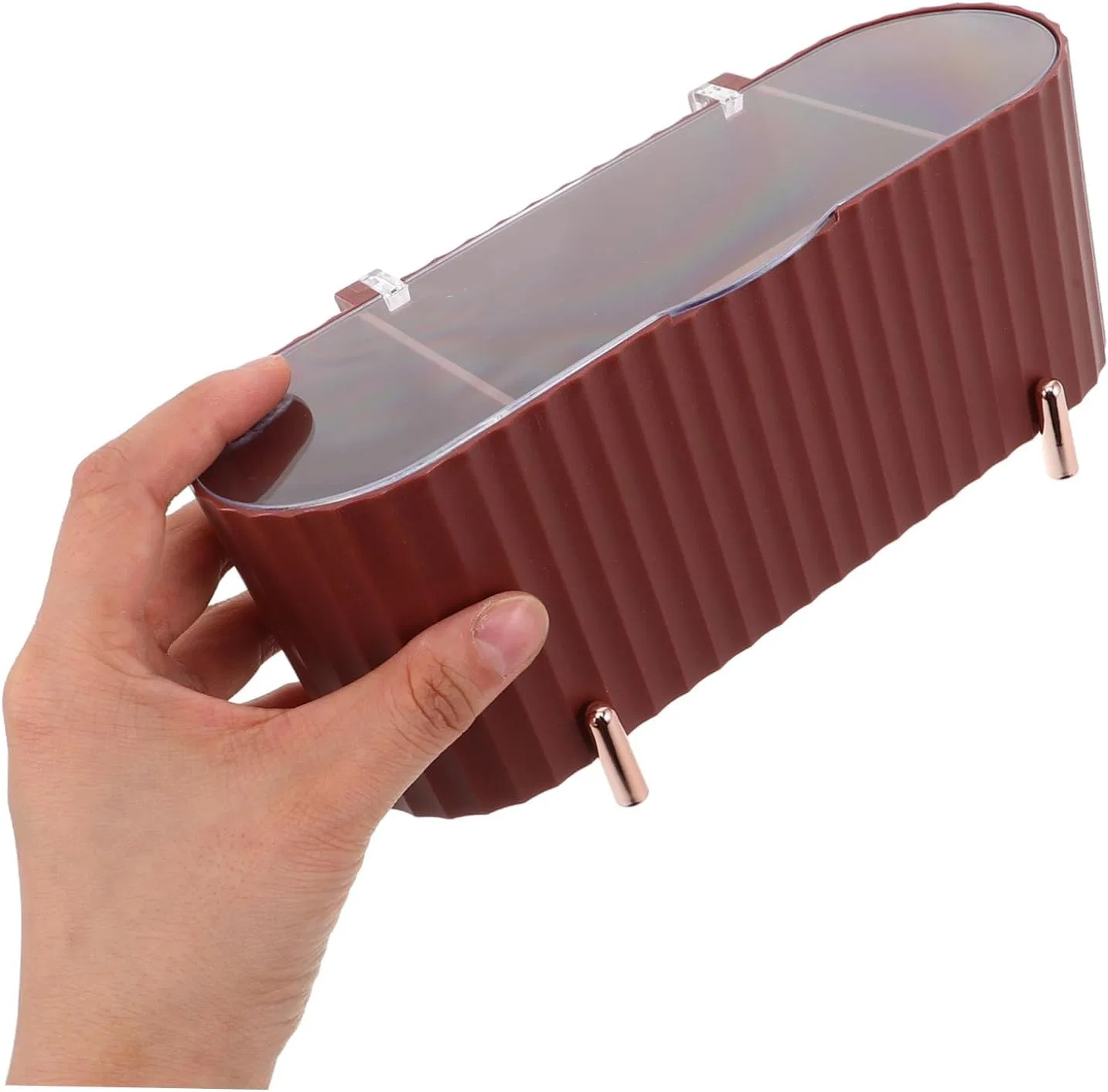 Органайзер для косметики VALICLUD, 1 шт, 21.2x8.2x9 см, Dark Red — фото 4