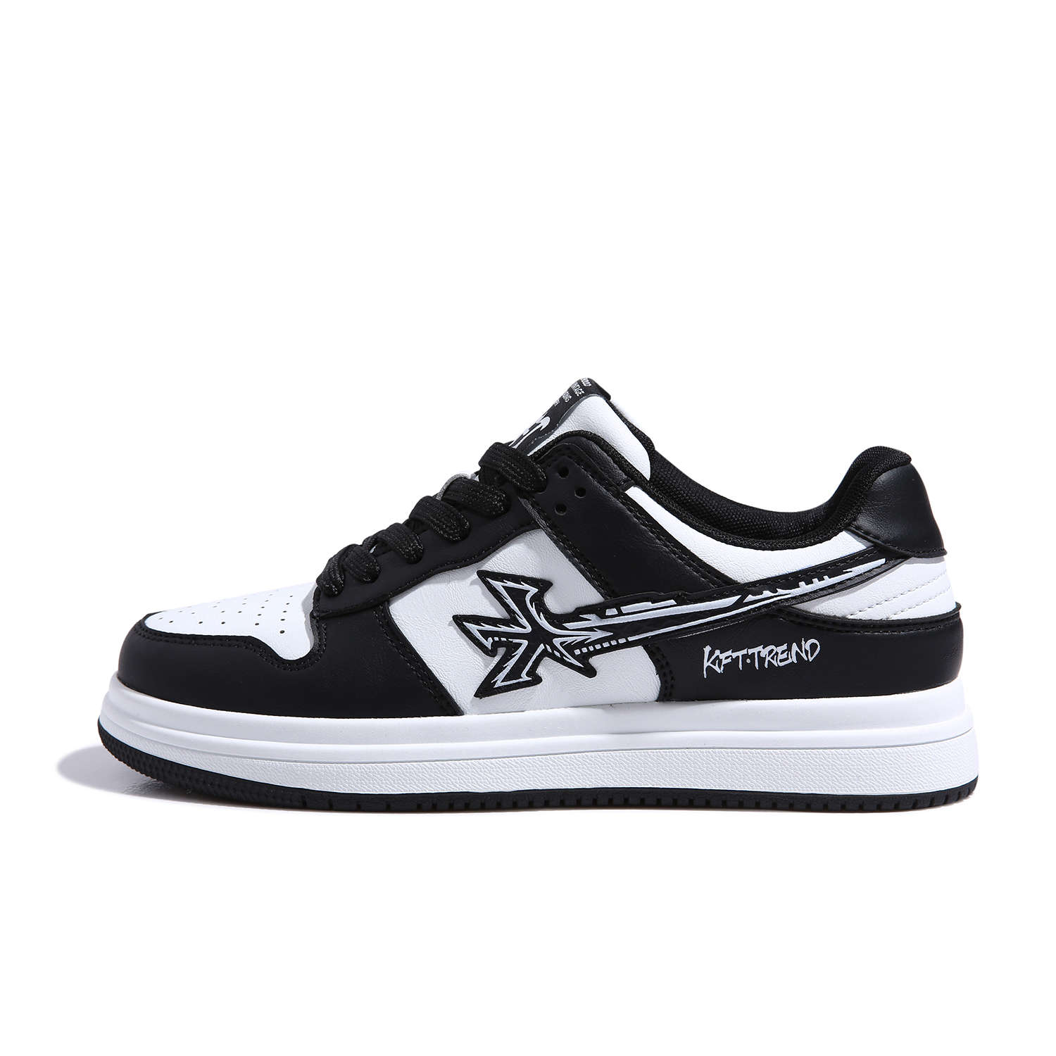 

KFT Увеличение роста устойчивые к истиранию дышащие нескользящие низкие скейтбордские кроссовки унисекс Oreo, цвет Oreo