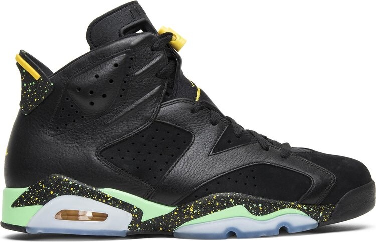 

Кроссовки Air Jordan 6 Retro Brazil Pack, черный