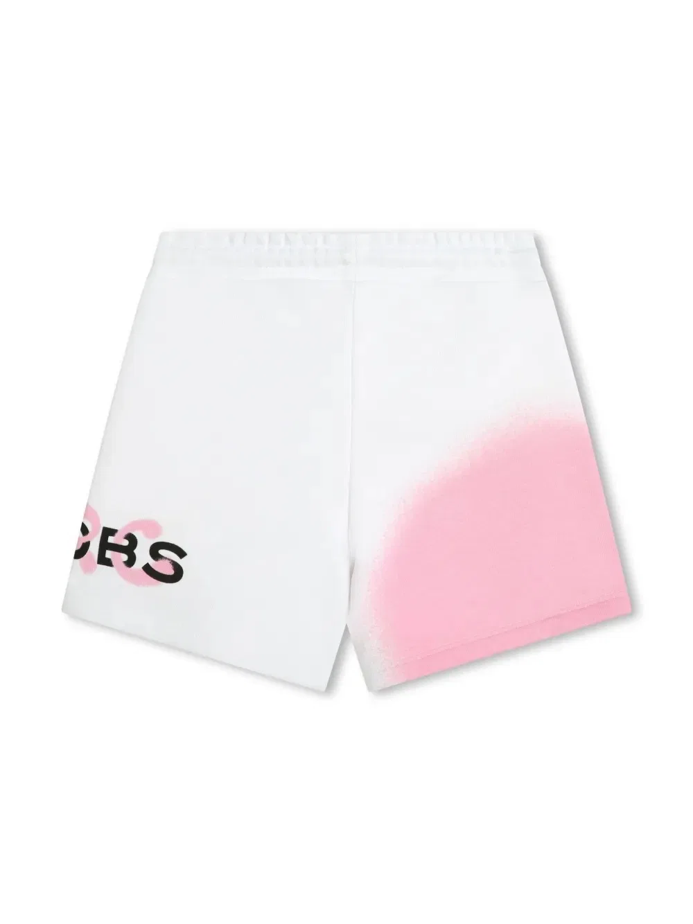 Шорты с принтом Spray Paint Logo Little Marc Jacobs, White — фото 2