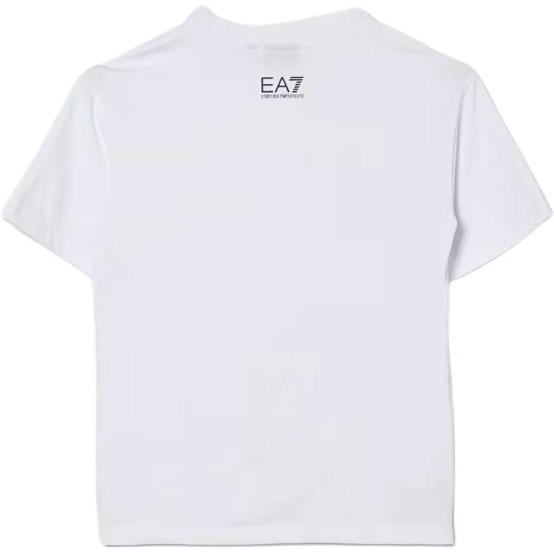 Футболка для детей с круглым вырезом Emporio Armani, White — фото 3