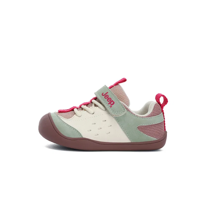 Детские кроссовки для мальчиков с защитой от скольжения Jeep Spring Morning 2.0, Cream White/Sky Blue — фото 3