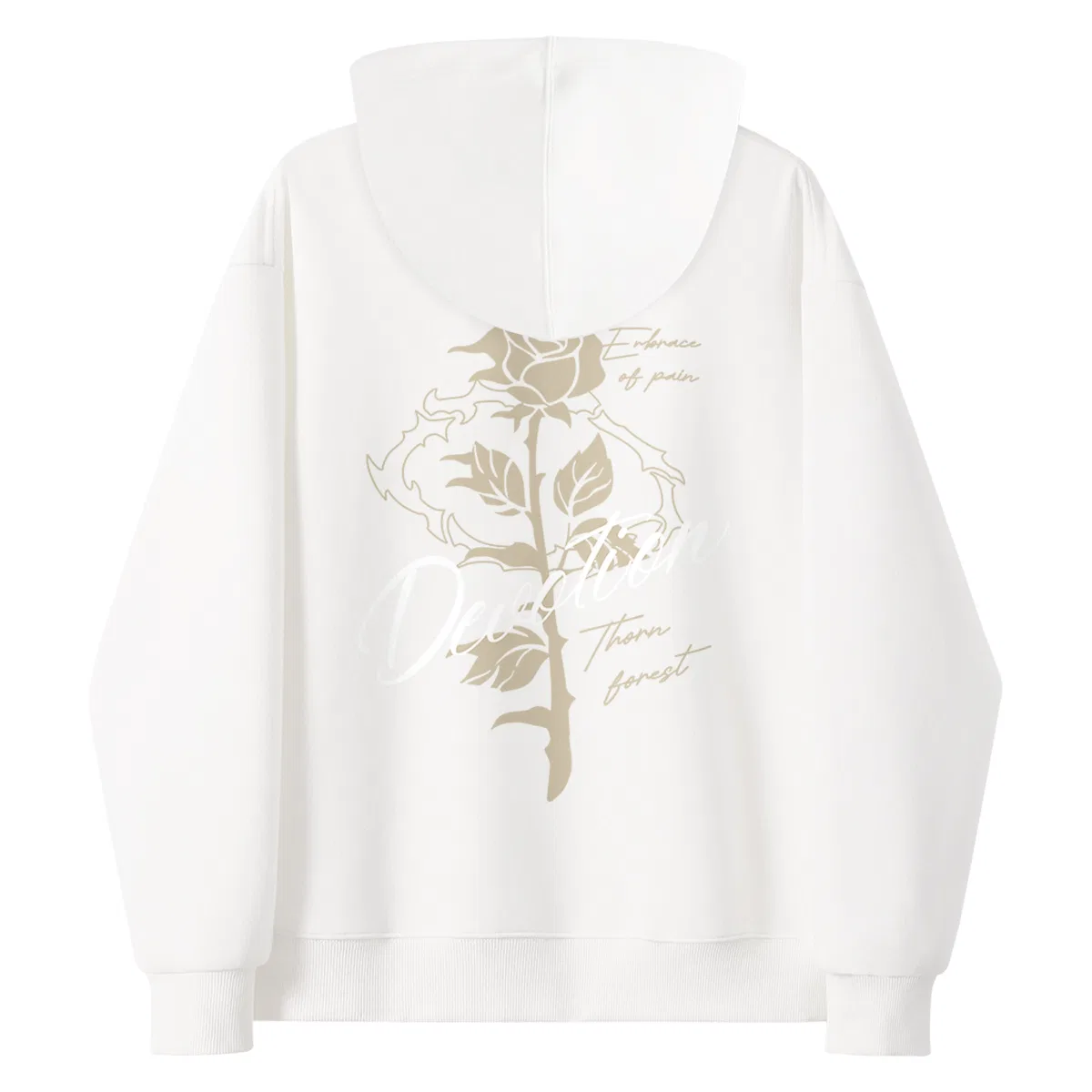 Худи детский с капюшоном Beloved Thorn MINISO, White
