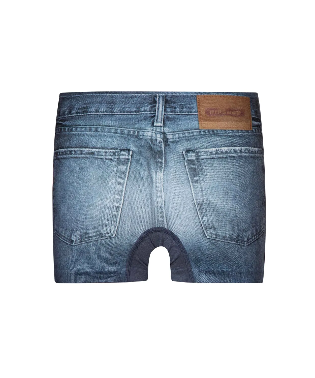 Детские трусы-боксеры с принтом, модель DENIM HIPSHOP, Клаш Индиго Деним — фото 4
