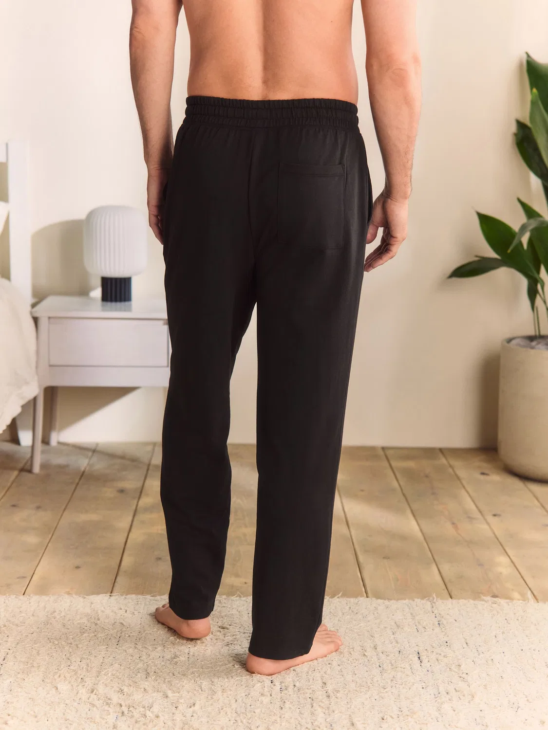 Джоггеры с открытым низом Regular Fit Loopback Next, черный — фото 3