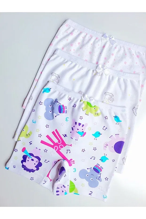 Детские трусы-боксеры для девочек хлопковые с принтом Çebikids, Patterned — фото 2