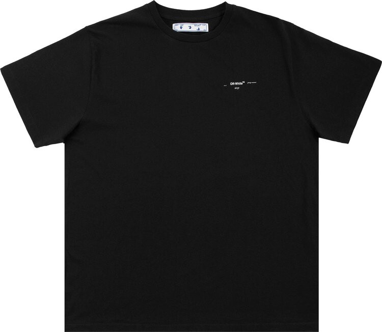 

Футболка Off-White Colour Painting Diagonals Arrows Tee 'Black', черный