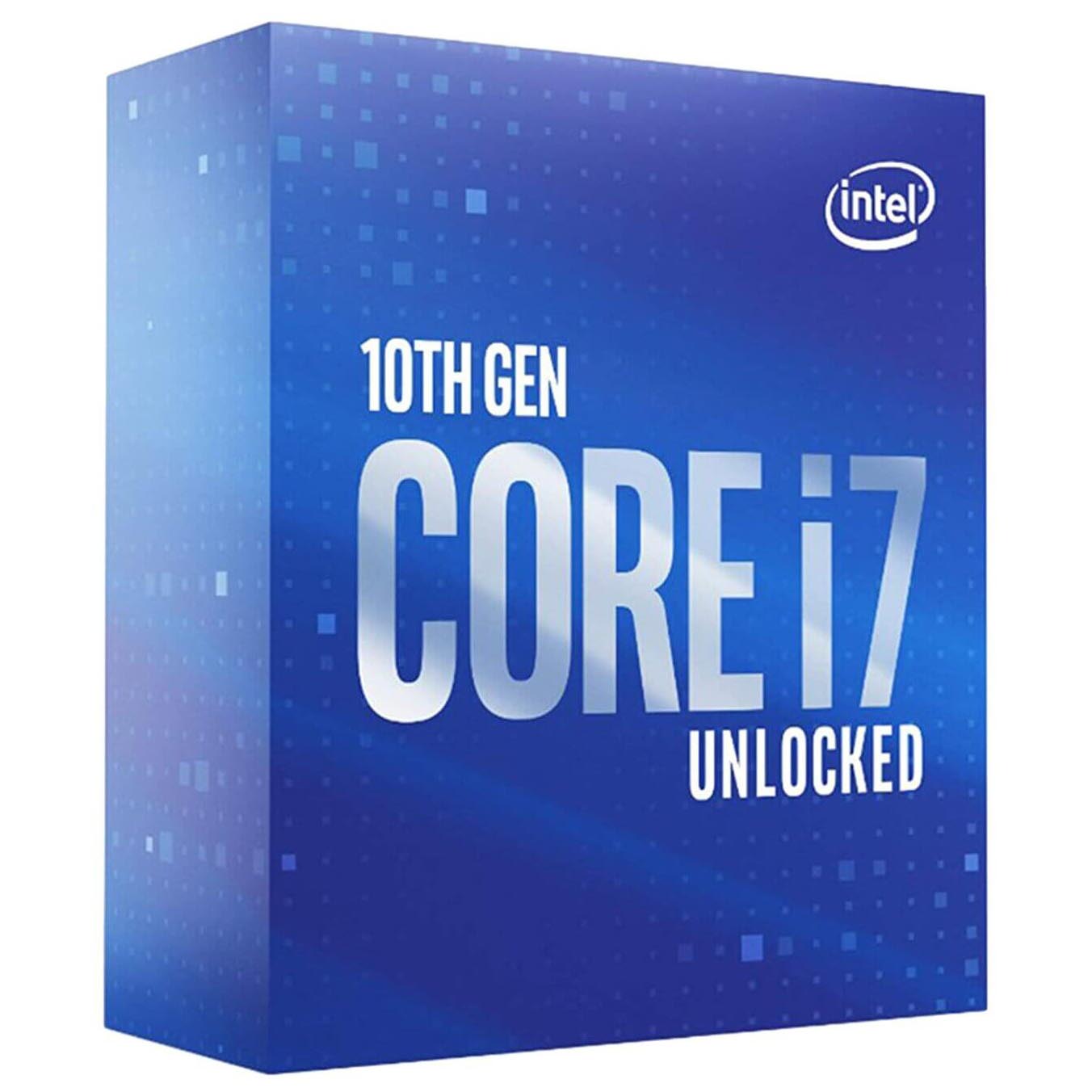 Процессор Intel Core i7-10700K BOX (без кулера), LGA 1200 - фото