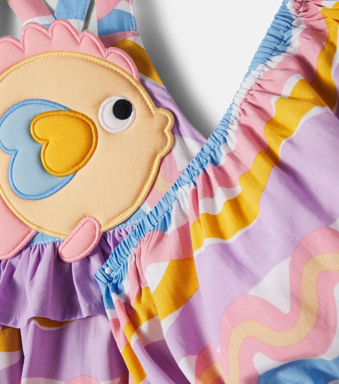 Комплект платья с принтом и панталон Stella Mccartney Kids, мультиколор — фото 3