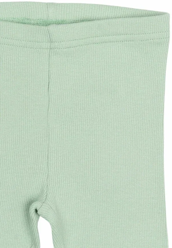 Легинсы из хлопка и модала Petit Piao, Frosty Green, зеленый — фото 3