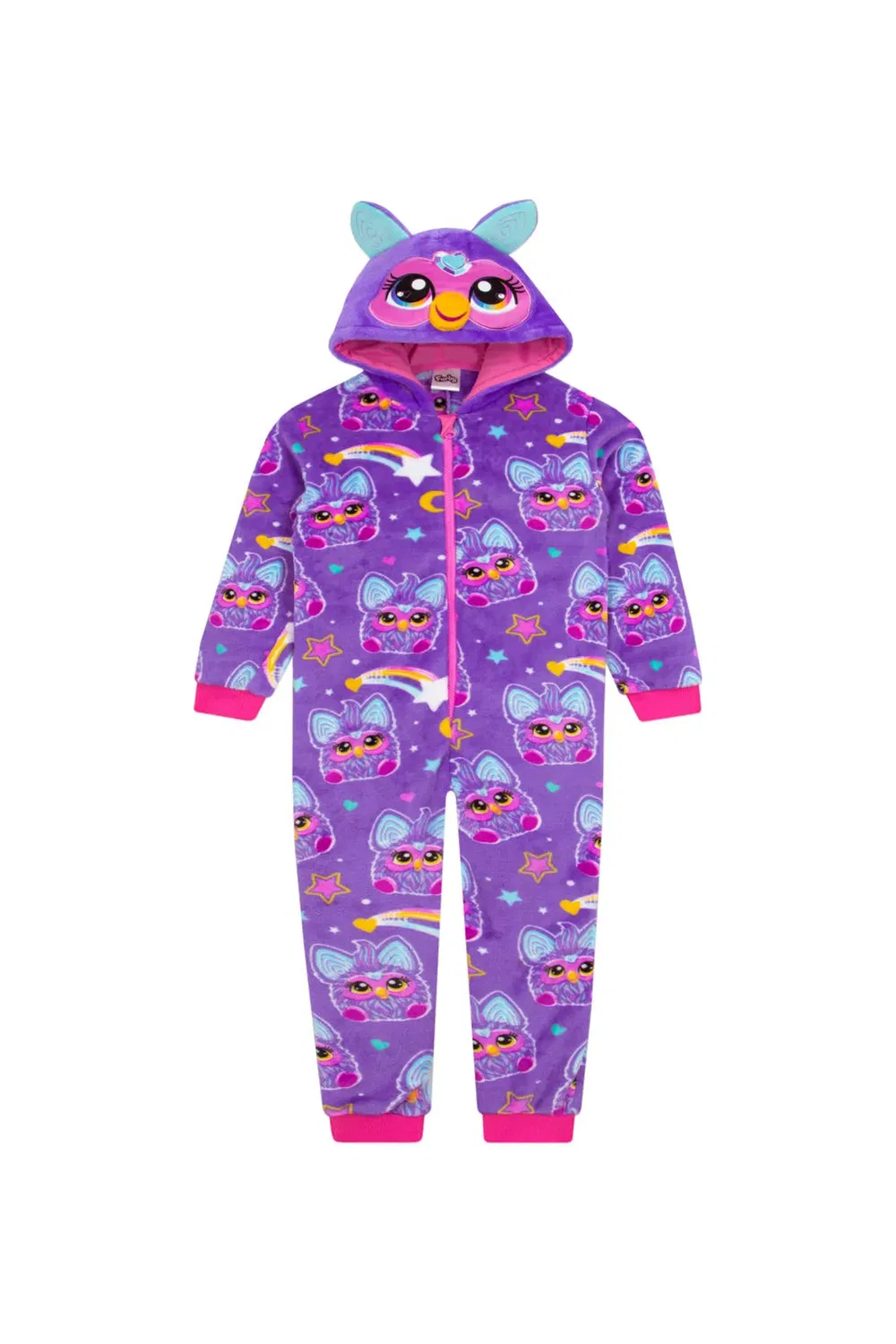 Комбинезон с 3D ушками Furby, Purple
