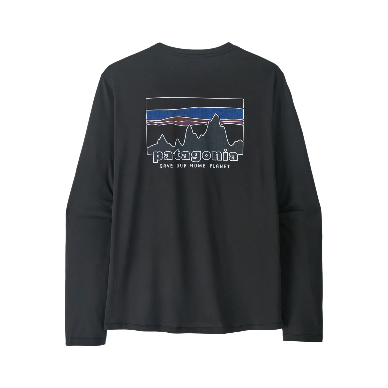 Футболка с круглым вырезом Capilene Patagonia, Black/Blk — фото 3