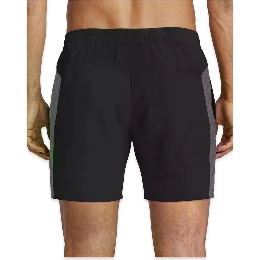 Шорты спортивные с быстросохнущей тканью Nike Swim Contend Solid Essent 5" Volley, Черный — фото 2