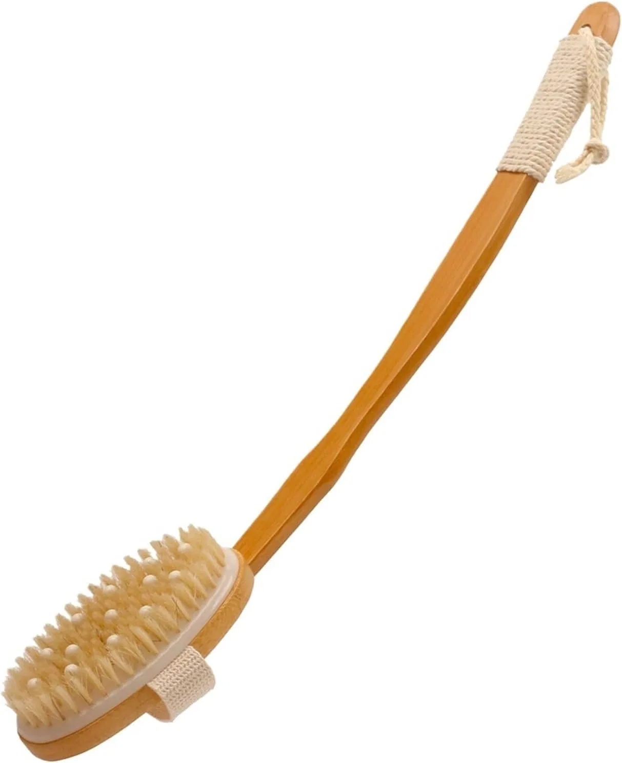 Щетка для тела с длинной ручкой, LSYHHXC, 48 см, Bead Pig Brush