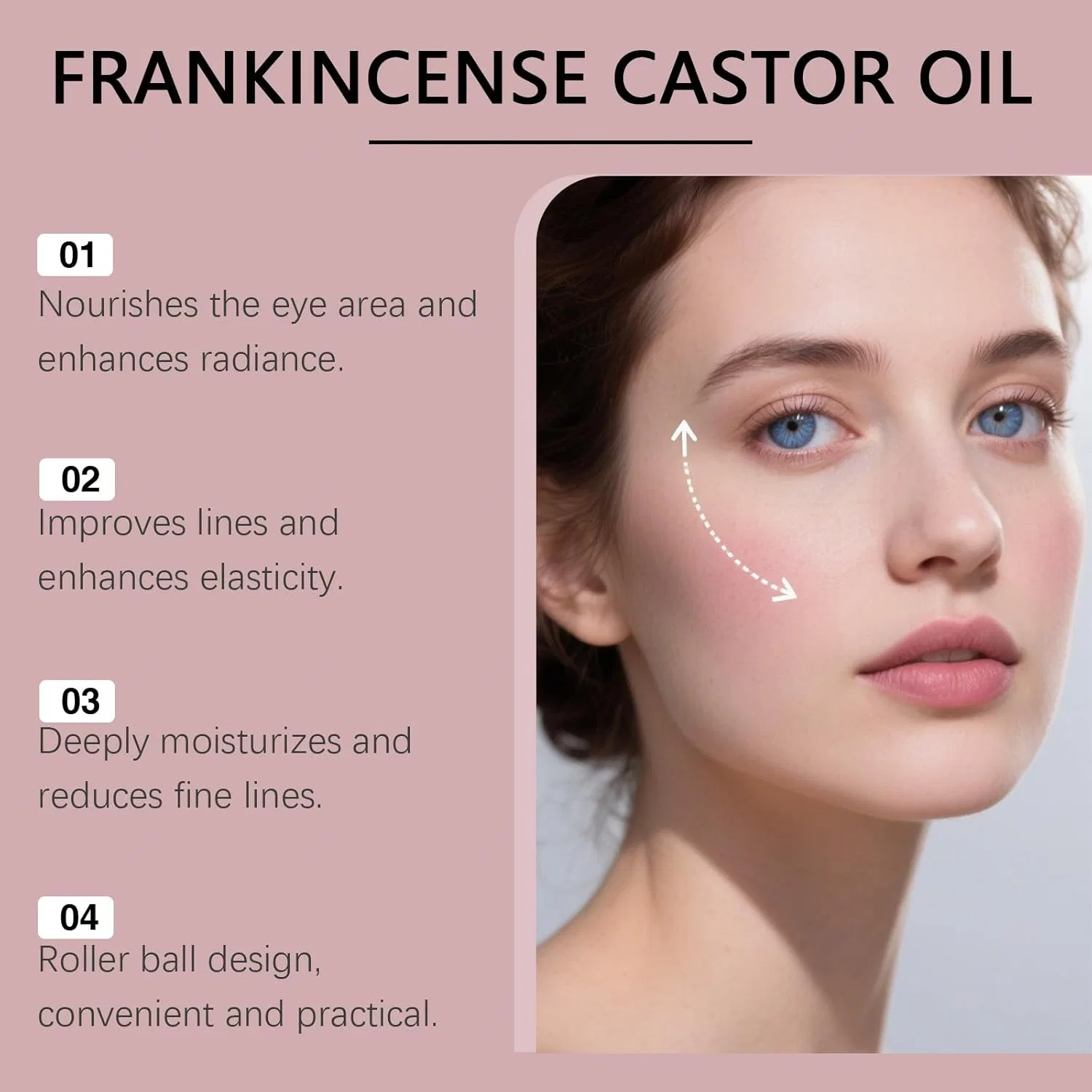 Масло для глаз Organic Frankincense & Castor Oil, 10 мл Generisch — фото 2