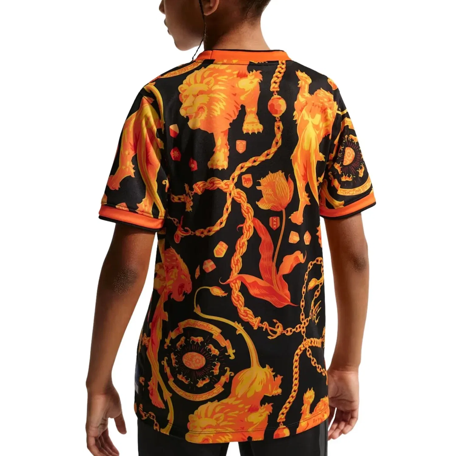 Детская футболка с принтом Nike x Netherlands x Patta Cryoshot T-Shirt, мультиколор — фото 3