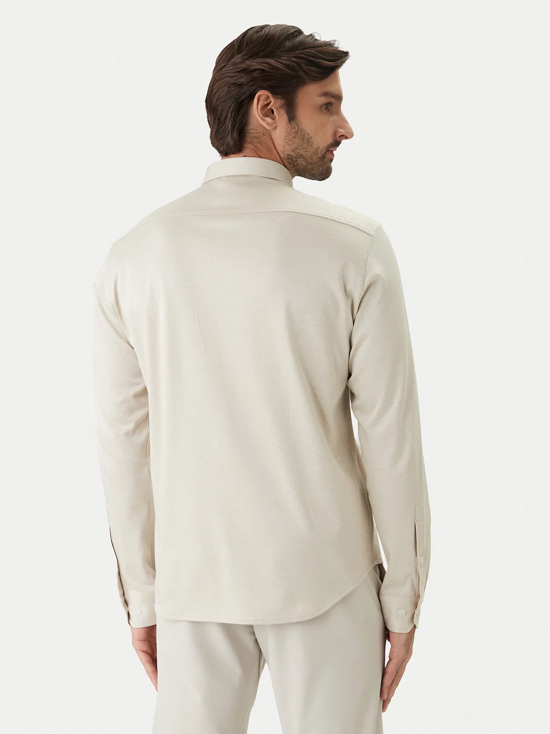 Мужская рубашка стандартного кроя Motion Boss, бежевый — фото 3