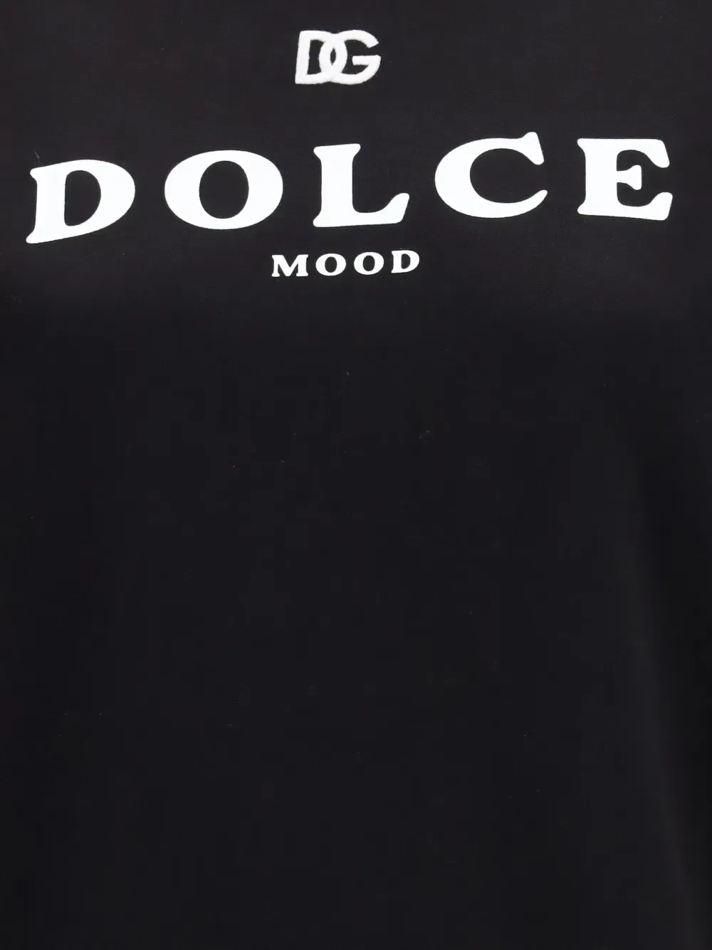 Свитшот с логотипом-принтом DOLCE & GABBANA, черный — фото 3