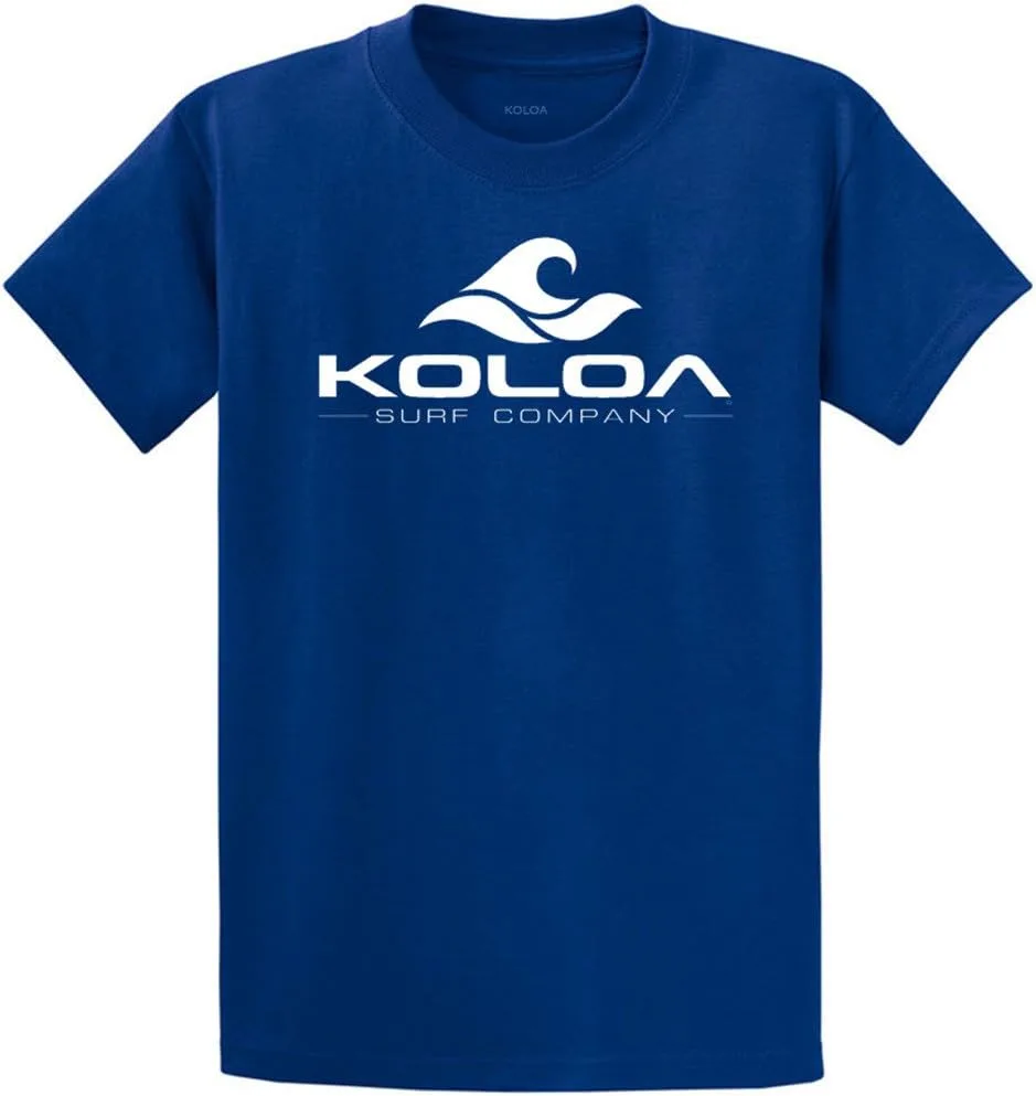 

Футболка Koloa Surf Co Wave Logo 50/50 Cotton Poly Blend в размерах Regular, Big & Tall Joe's USA