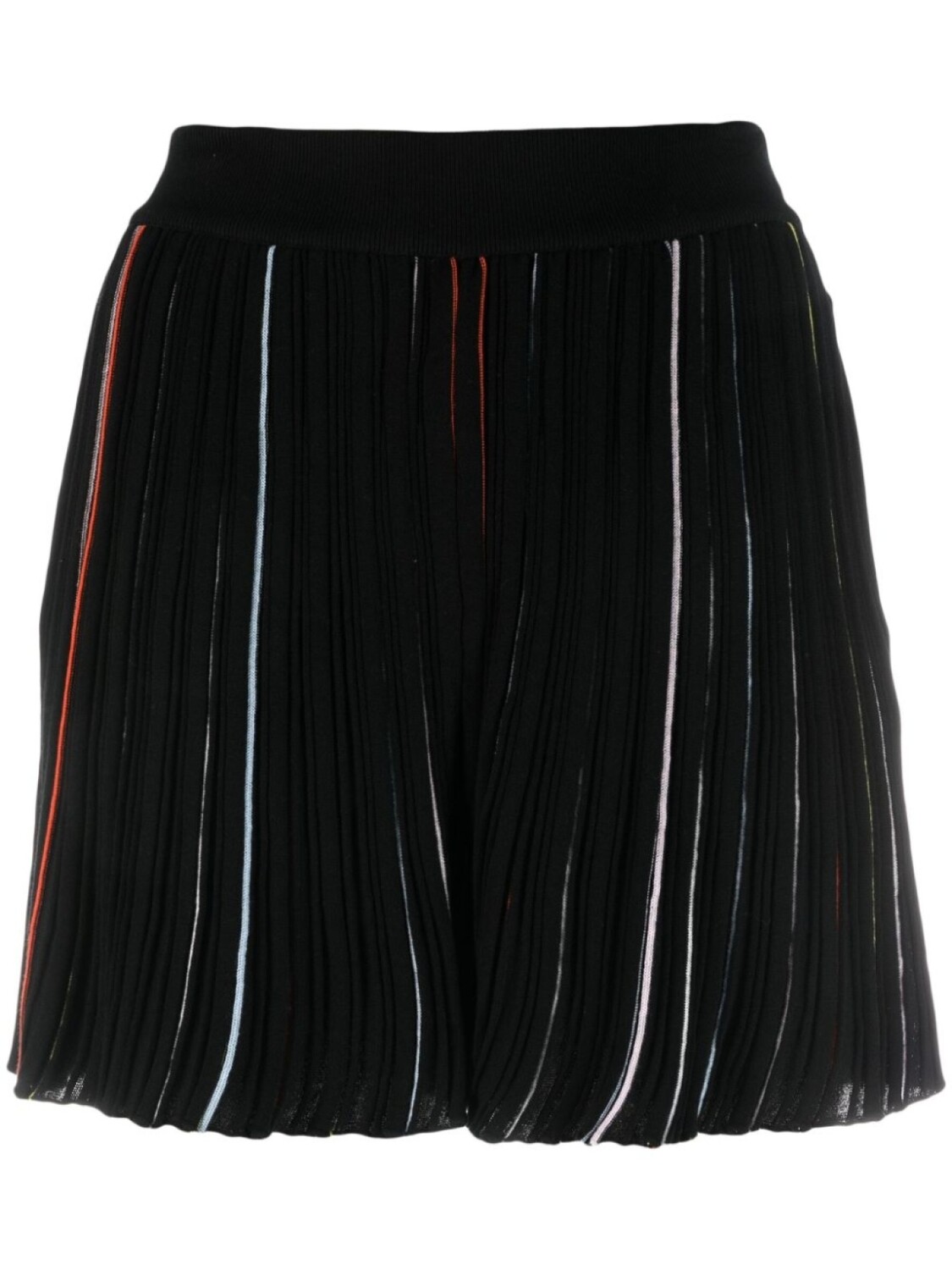 

Плиссированное шорты в полоску Sonia Rykiel, черный