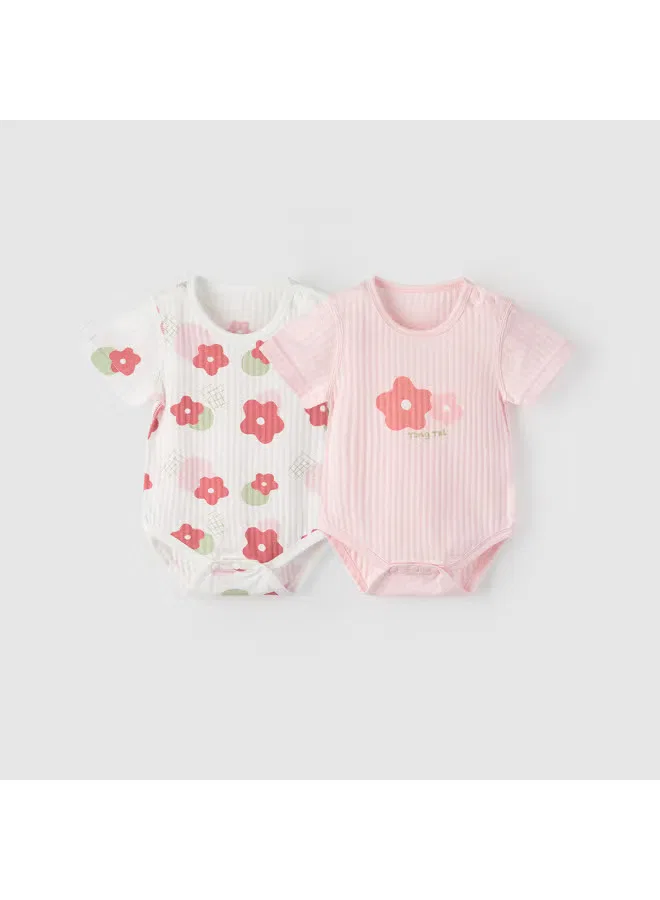 Боди-комбинезон с коротким рукавом, комплект 2 шт, Tongtai — фото 2