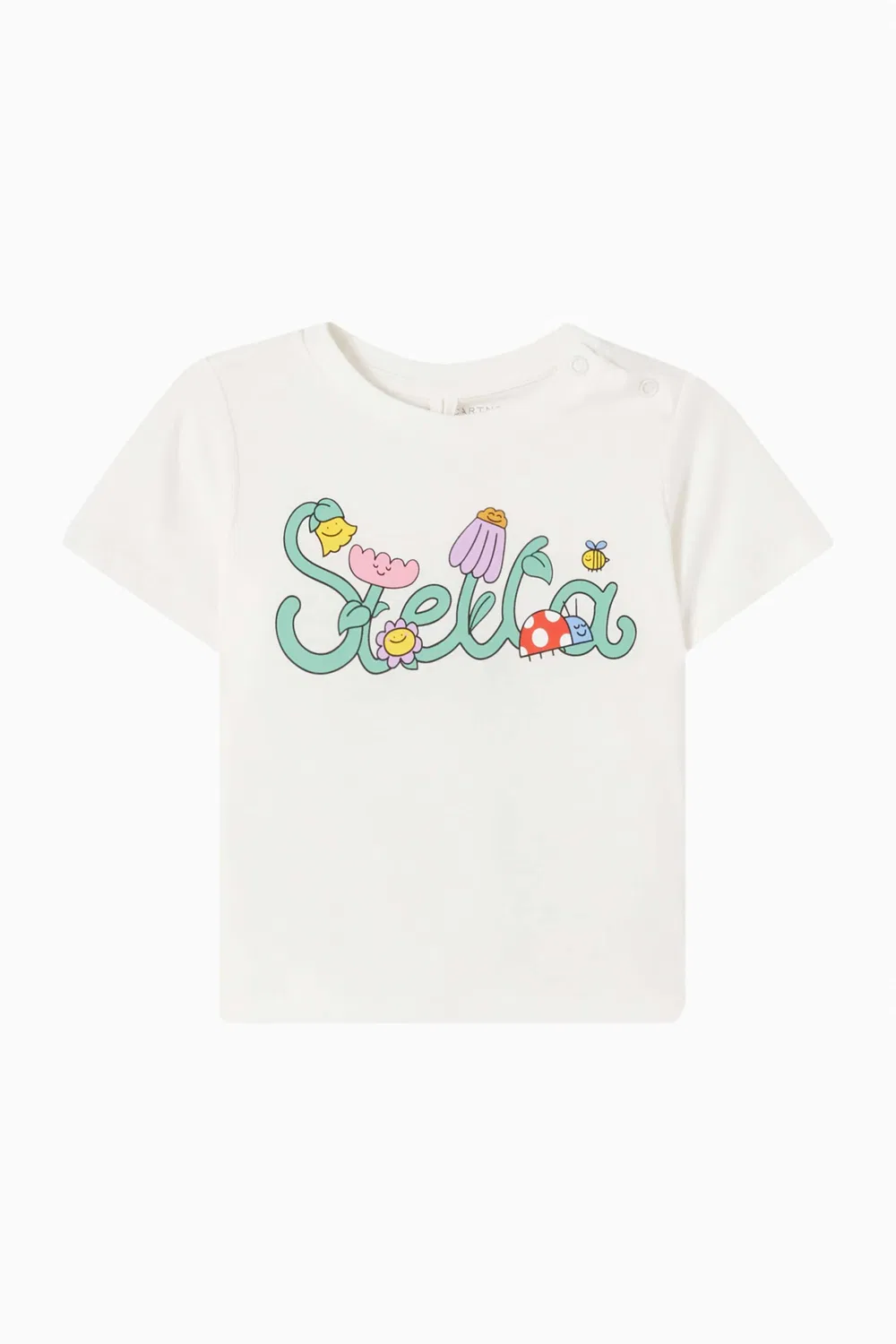 Футболка хлопковая Vine Logo Stella McCartney