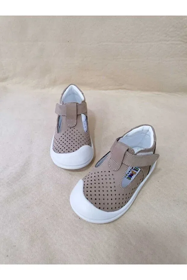 Детские туфли для девочек с ортопедической подошвой Özgür Kids, Mink — фото 4