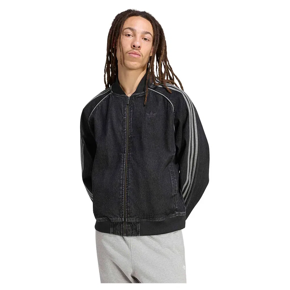 Мужская джинсовая куртка из коллекции SST Adicolor Adidas Originals, Black