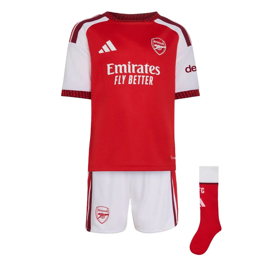 Спортивный костюм ADIDAS PERFORMANCE 'FC Arsenal 26/27' в рубиново-красном и ярко-красном цветах