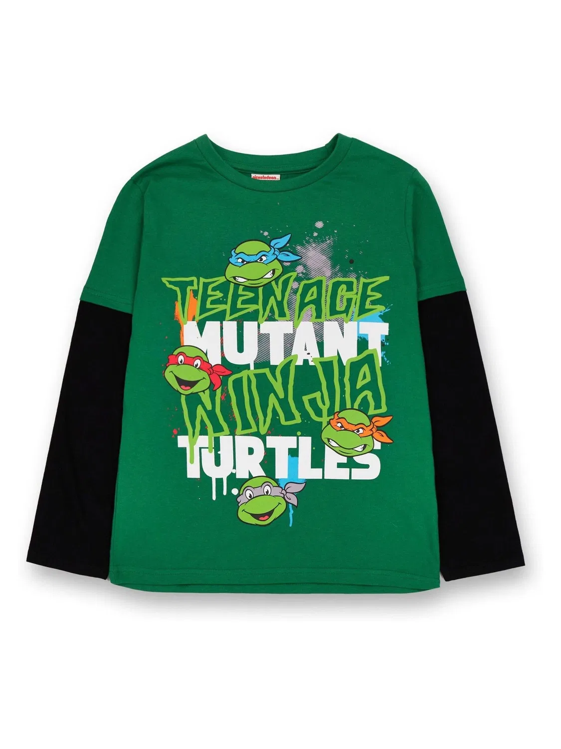 Футболка с длинным рукавом Teenage Mutant Ninja Turtles Vanilla Underground, зеленый