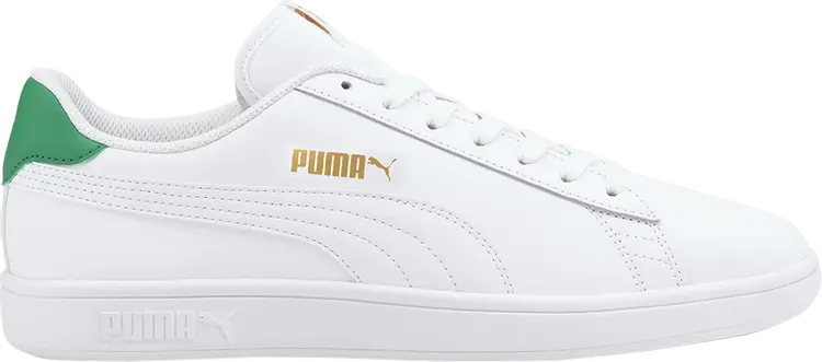 

Кроссовки Puma Smash v2 White Amazon Green, белый