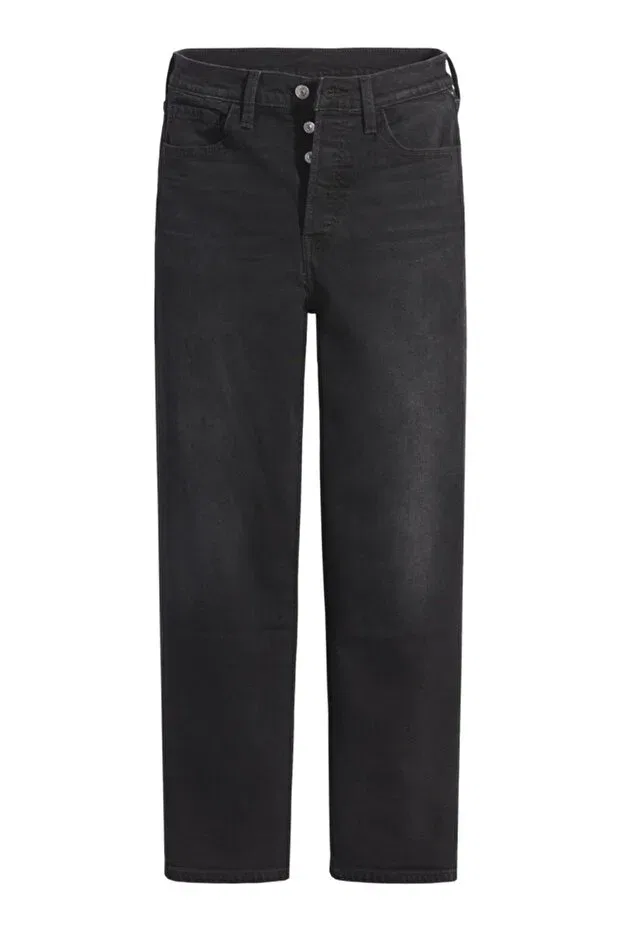 Женские джинсы прямого кроя с высокой талией Levi'S, Black — фото 4