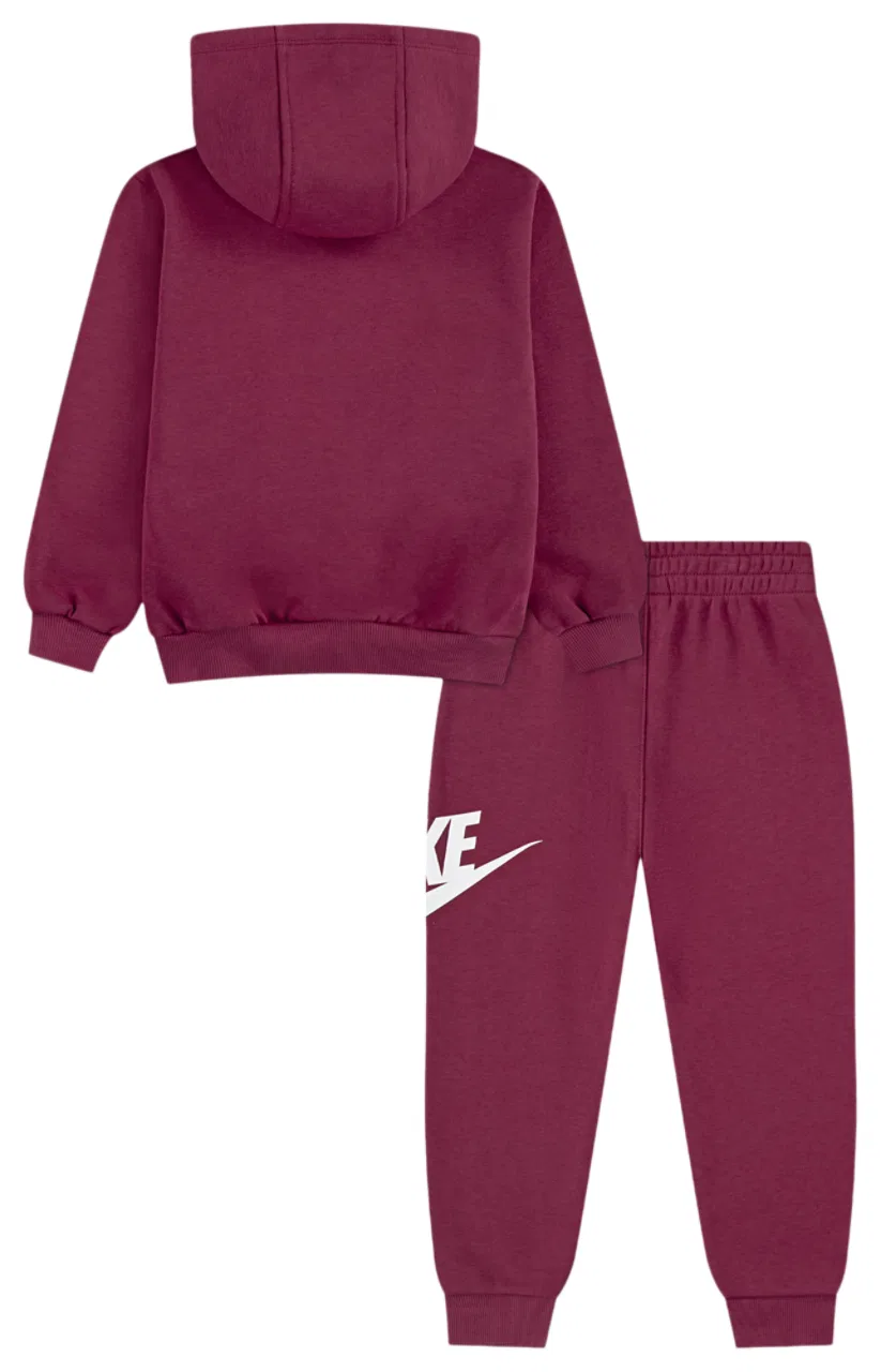 Комплект Club Fleece для девочек дошкольного возраста Nike, цвет Sweet Beet/Sweet Beet — фото 2