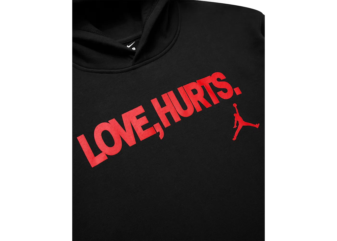 Мужская худи с принтом Jalen Hurts Love Hurts Nike, Black — фото 2