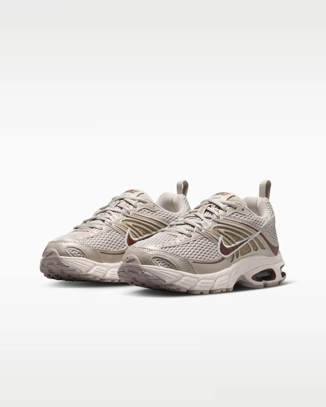 Кроссовки подростковые Nike Air Max Moto 2K, кремовый/коричневый — фото 4